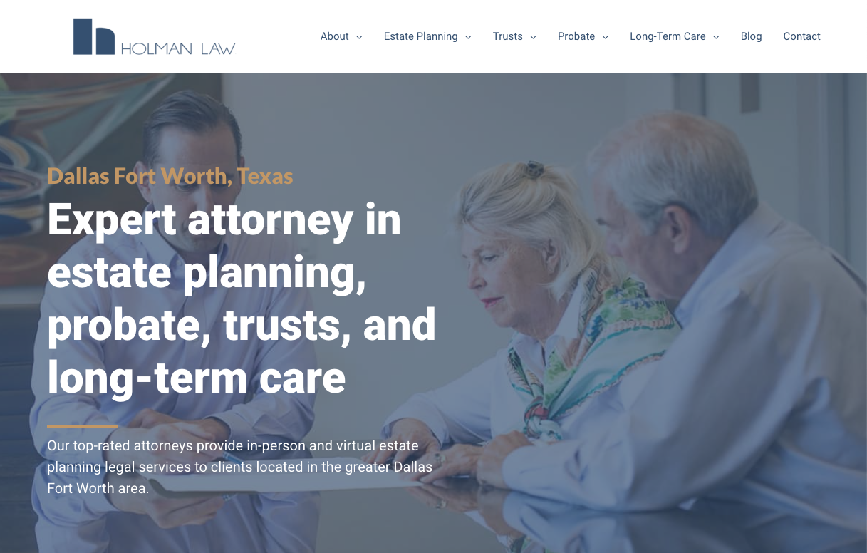 Law firm website creation