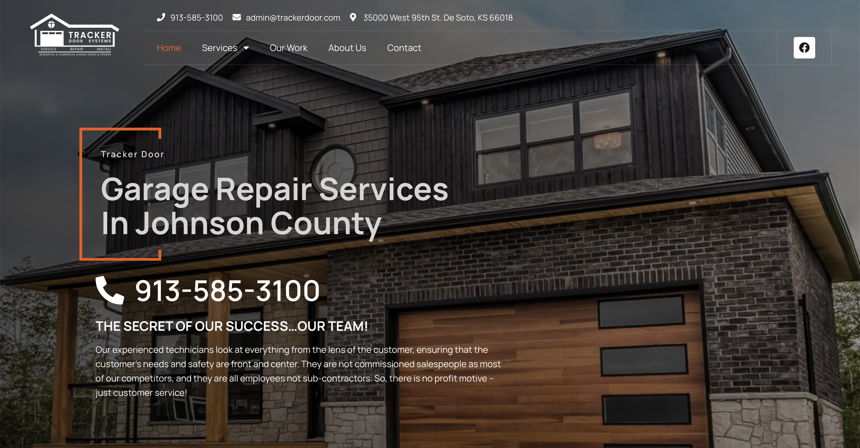 home services website design